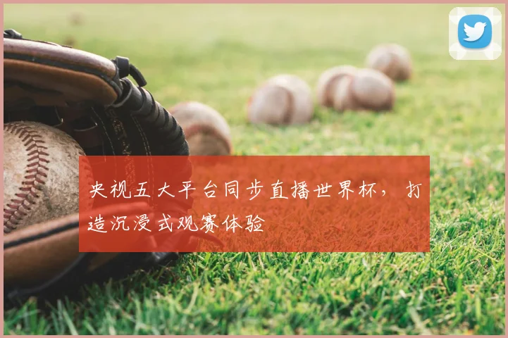 央视五大平台同步直播世界杯，打造沉浸式观赛体验